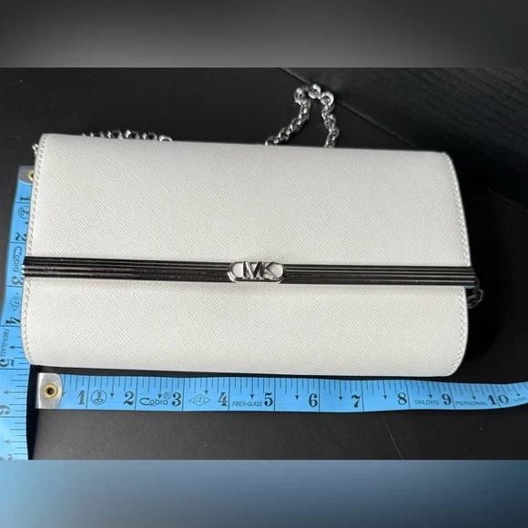 Michael Kors White Clutch - Picture 3 of 8